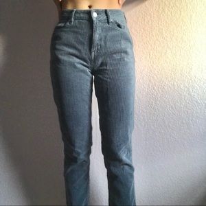 Corduroy mom jeans